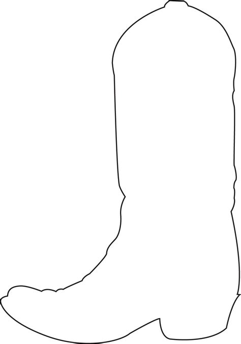 Classic Cowboy Boot Template