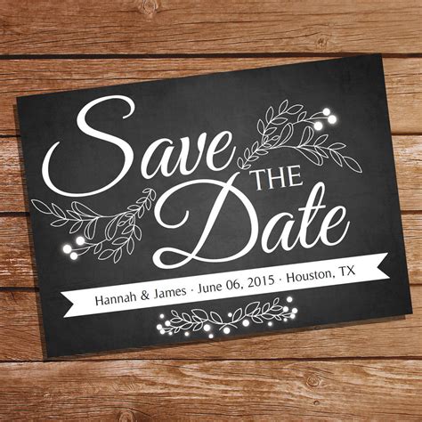 Classic Wedding Save Date