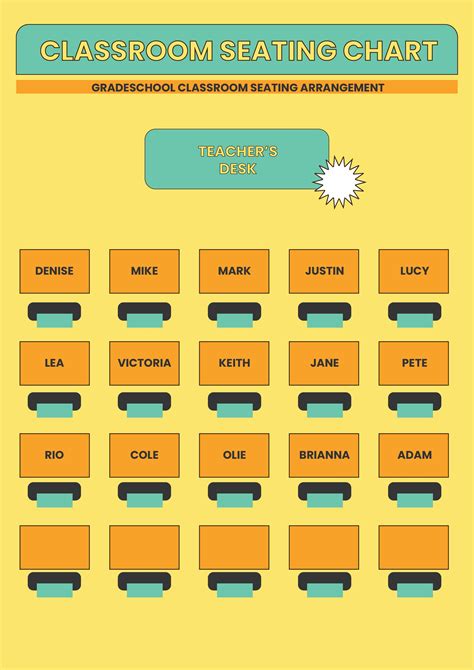 Classroom Seating Chart