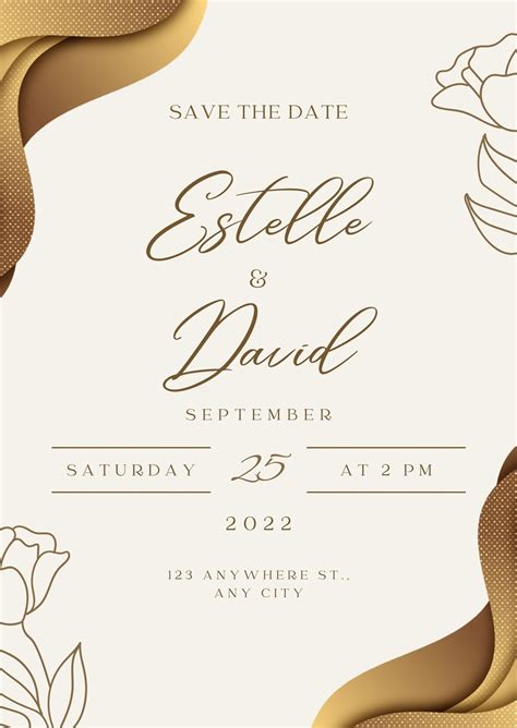 Classy Invitation Example 8