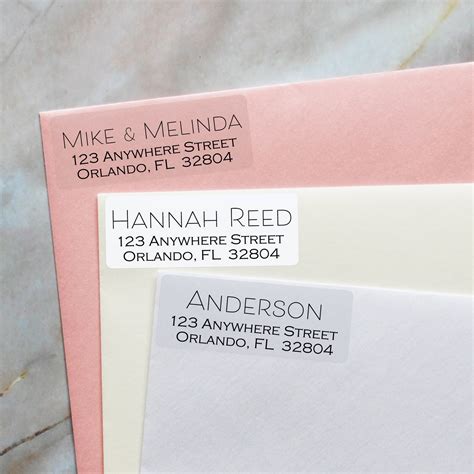 Description of Clear Address Labels