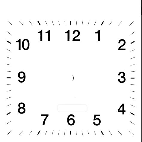 Free Printable Clock Face 7