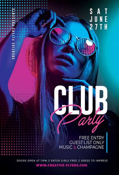 Club Flyer Templates Free