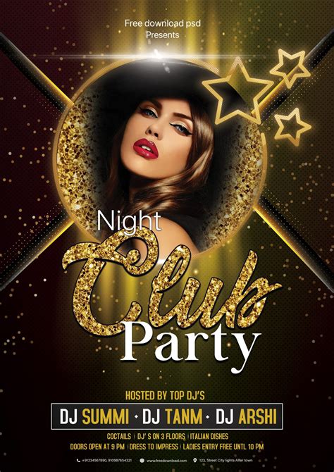 Club Party Flyer Designs