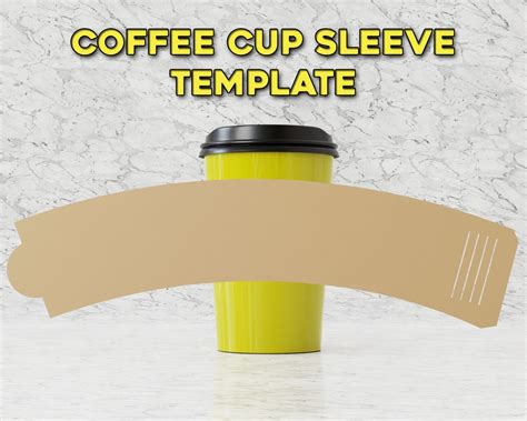 Coffee Cup Sleeve Template