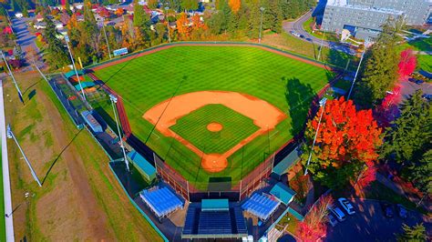 College baseball field