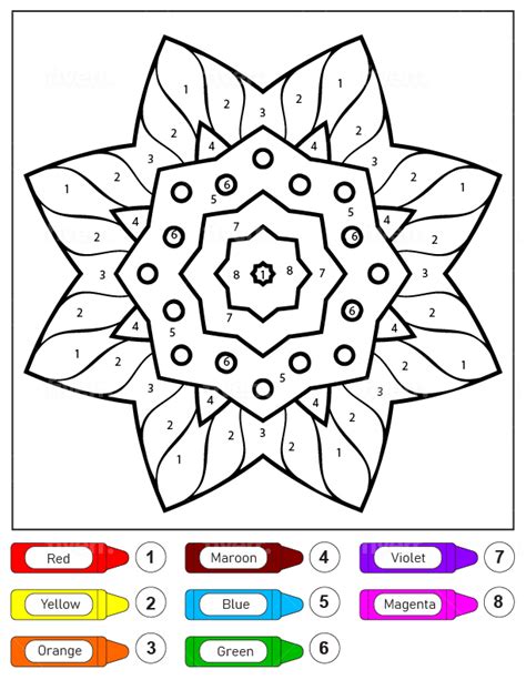 Color By Number Patterns Example