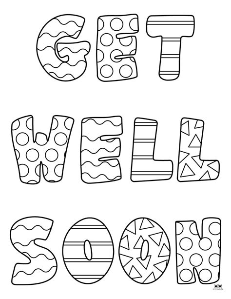 Coloring Pages for Get Well Wishes