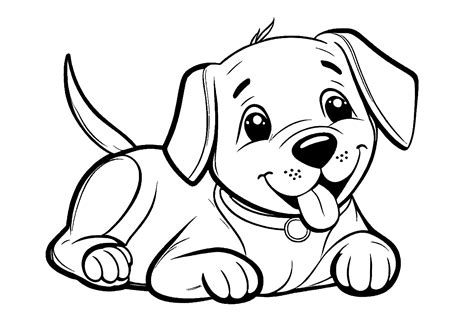 Coloring pages of dogs