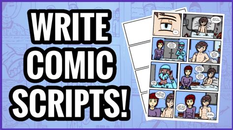 Comic book scripting software for creating comics