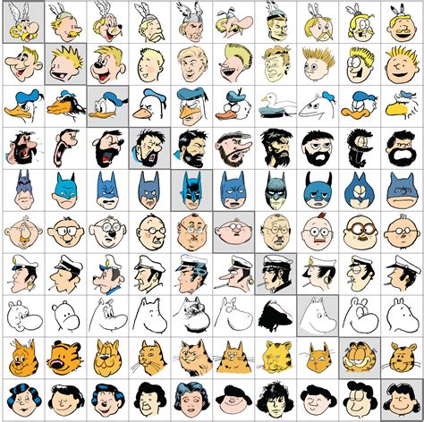 Various Comic Strip Styles