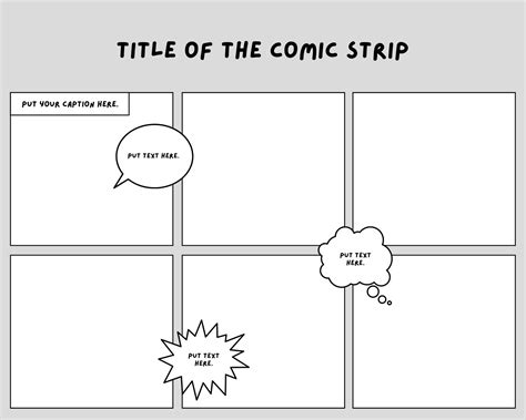 Description of Comic Template 1