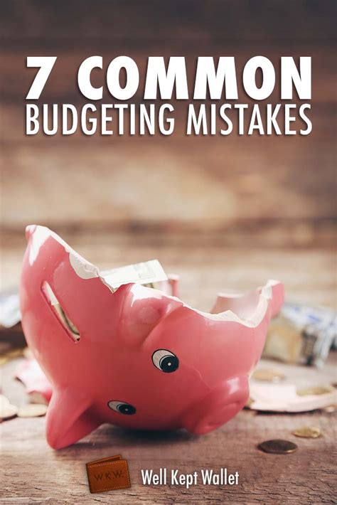 Common Budget Mistakes