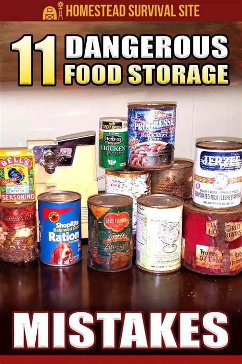 Common food storage mistakes