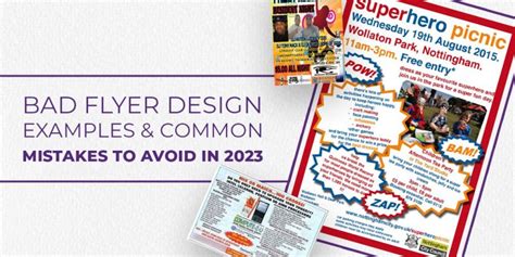 Common Mistakes in Flyer Design