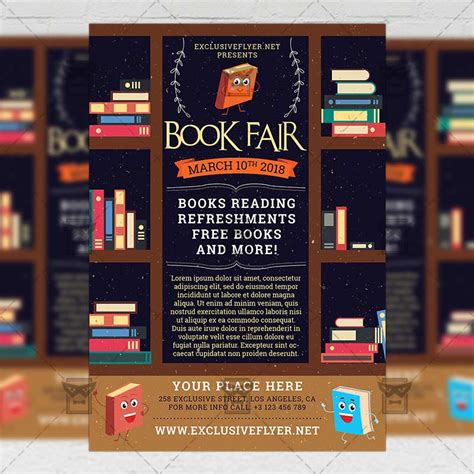 Common Mistakes to Avoid in Book Fair Flyer Template Design