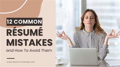 Common Mistakes to Avoid When Creating a Resume