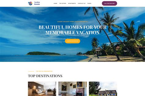 Common Mistakes to Avoid When Using a Vacation Home Rental Website Template