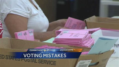 Common mistakes when voting by mail