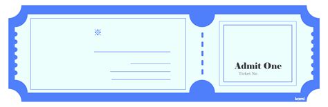 Common uses for blank movie ticket templates