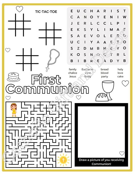 Communion Activity Ideas