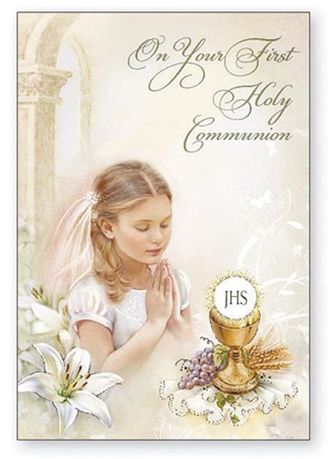 Communion Cards for Girls