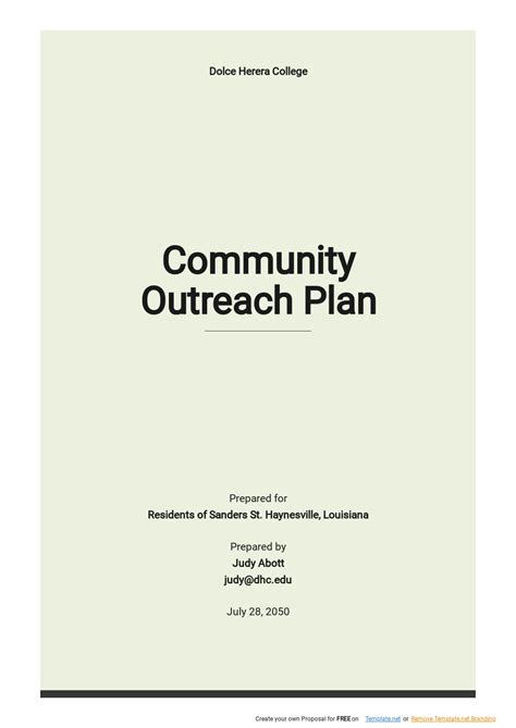 Community Outreach Templates for Soccer