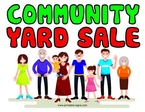 Community Yard Sale Banners