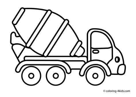 Construction Truck Coloring Pages