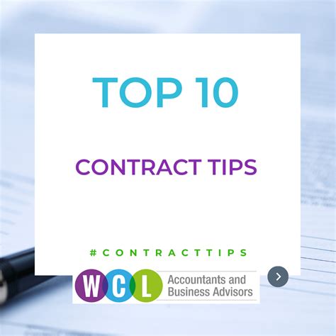 Contract Tips