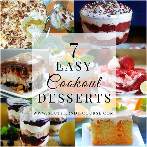 Cookout Dessert Ideas