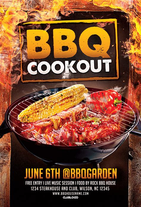 Free Cookout Flyer Templates