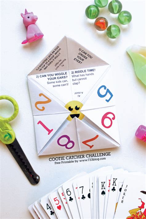 Cootie Catcher Games