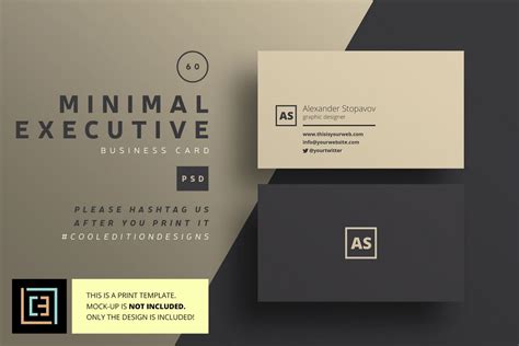 Corporate Executive Business Card Design