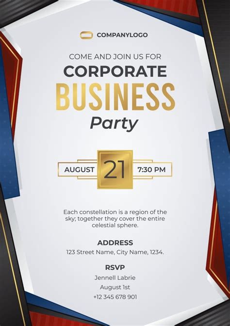 Corporate Invitation Templates