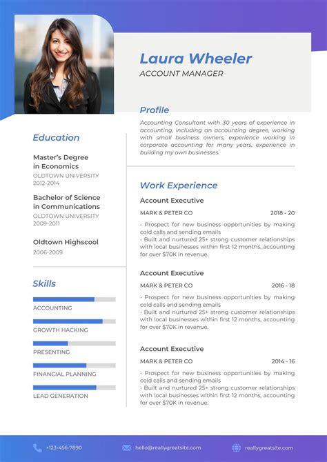 Description of Corporate Resume Templates