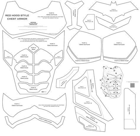 Description of Cosplay Armor Templates