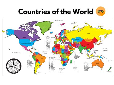 Countries of the World Word Search