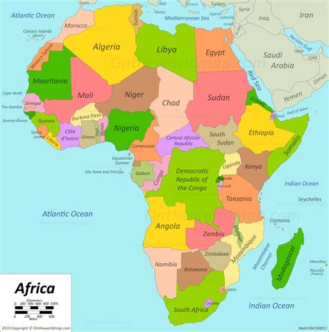 Country Africa Maps