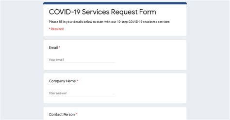 COVID Letter Applications