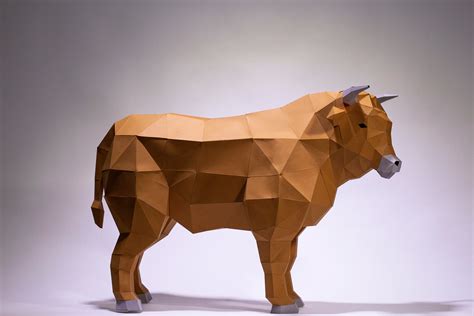 cow paper craft image