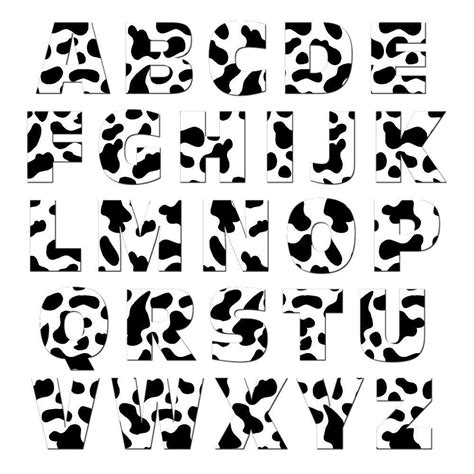 Benefits of Cow Print Letters