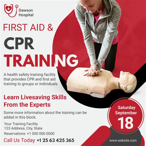 CPR Flyer Template Image 1