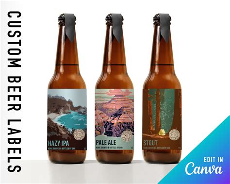 Craft beer labels