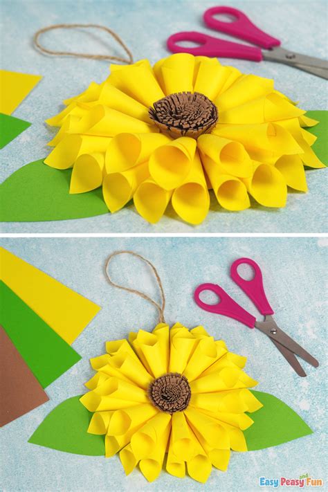 Description of Crafting with Sunflowers