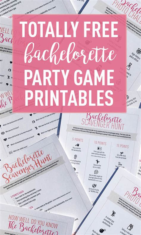 Create Bachelorette Party Printables