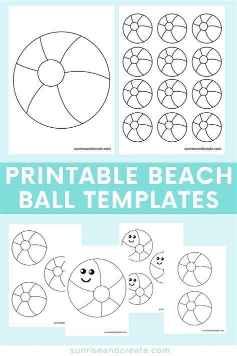 Create beach ball templates