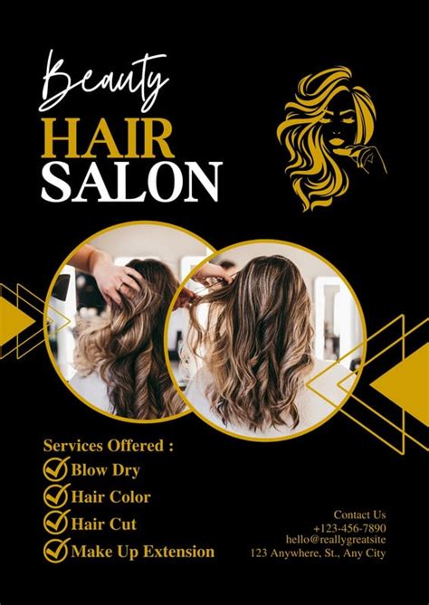 Create Hair Salon Flyer