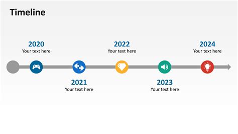 Create PPT Timeline Template