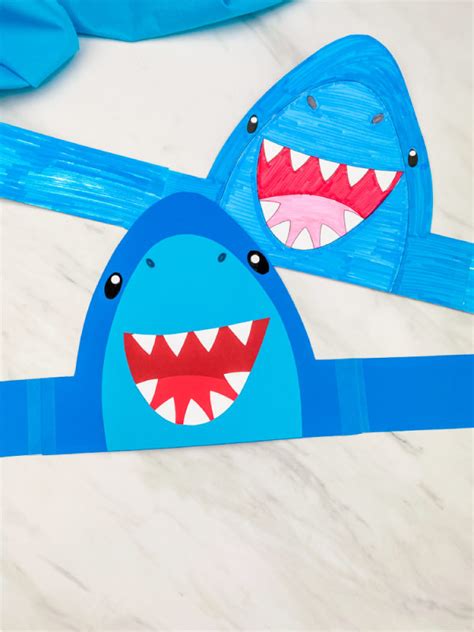 Create Shark Headband Printable Template